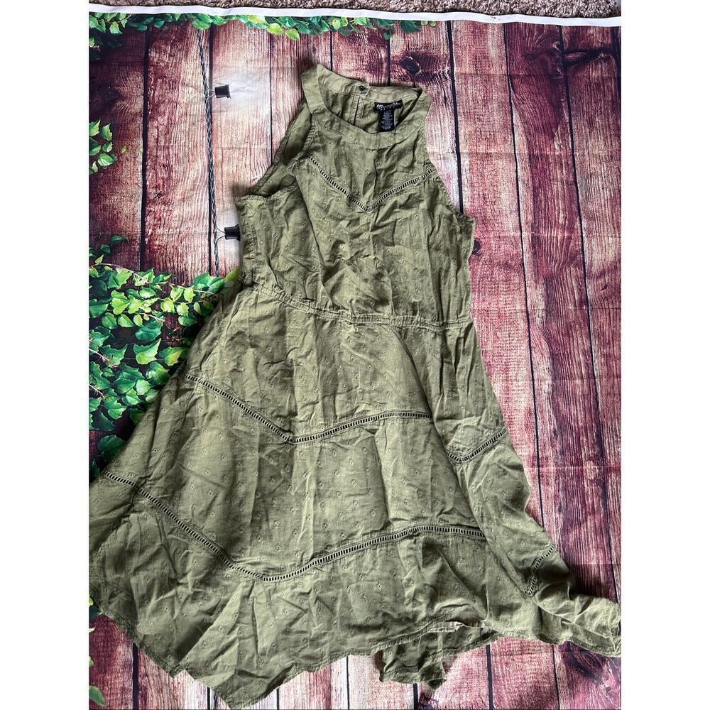Wrangler Retro Green Dress Size L